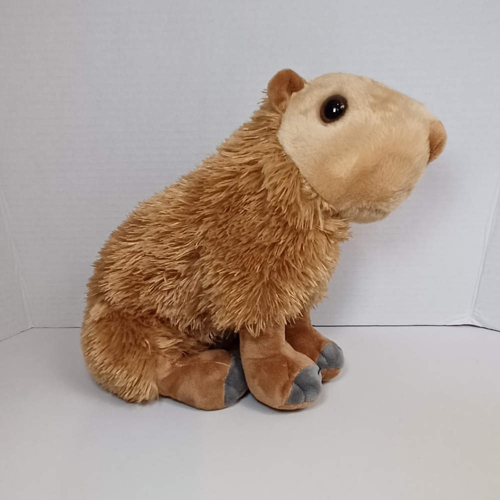 Wild Republic Cuddlekins Capybara Brown Plush Stuffy Toy